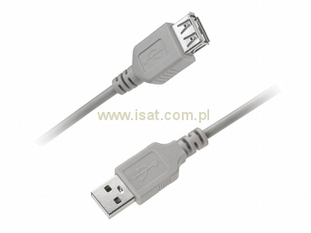 przedłużacz USB2.0 o długości 80cm wtyk - gniazdo typu A