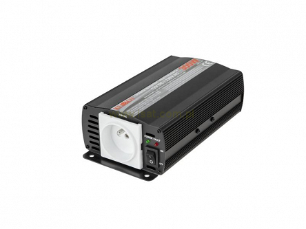 Przetwornica samochodowa KEMOT 12V na 230V 300W gniazdo typu E + kable