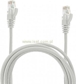 Patchcord przewód kabel UTP kat. 6e 20m biały wtyk - wtyk RJ 45 Gigabit