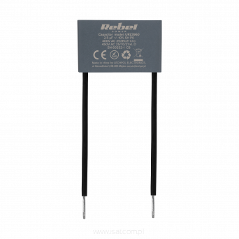Kondensator rozruchowy MKSP-8 o pojemności 2,5uF 450V do silników jednofazowych