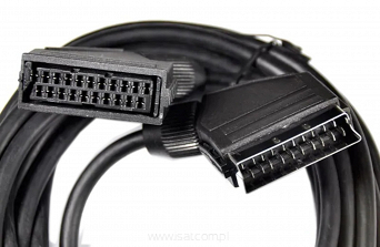Przedłużacz  EURO Scart - gniazdo EURO Scart  2,5m