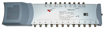 Multiswich Triax 9/12 TMS 9x12 P + zasilacz (2 satelity 12 wyjść)