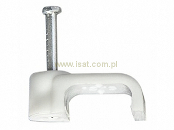 Uchwyty kablowe do przewodów KLIP-4/2 2x4mm 200sztuk