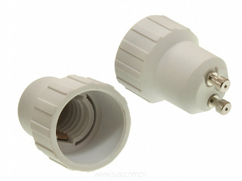 Adapter gwintu żarówki GU10 na E14