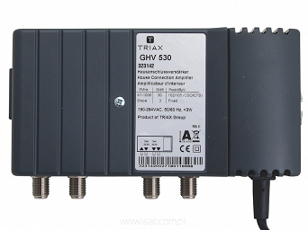 Wzmacniacz budynkowy Triax GHV 530 30dB 47-1006MHz regulacja