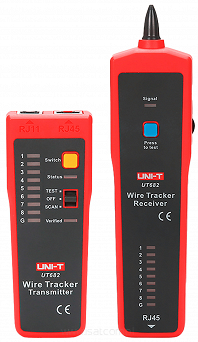 Miernik szukacz par przewodów z testerem kabli RJ-45 UNI-T UT682