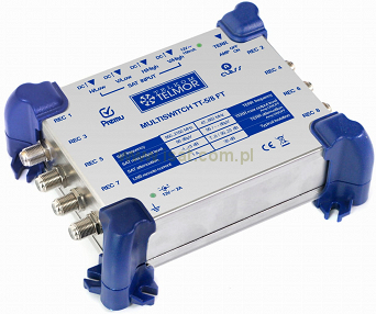 Multiswitch końcowy 5/8 Telmor PREMU TT-5/8 FT aktywny z zasilaczem