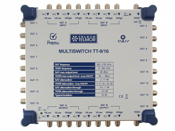 Multiswitch przelotowy TT-9/16 Premu Telkom-Telmor