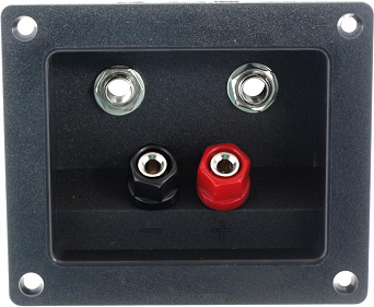 Gniazdo głośnikowe 2xgniazdo banan +2x gniazdo Jack