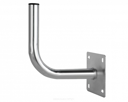 Uchwyt antenowy ścienny murowy 25cm czołowy US 38/250 Corab gięty
