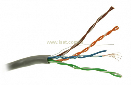 Skrętka komputerowa U/UTP Cat.5e Cabletech - linka, rolka 305mb