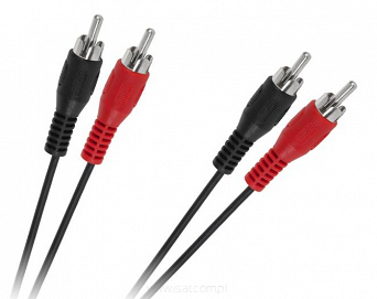 Kabel 2xRCA-2xRCA wtyk-wtyk długość 1,8m